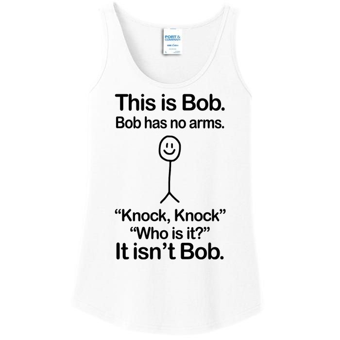 This Is Bob Knock Knock Funny Ladies Essential Tank