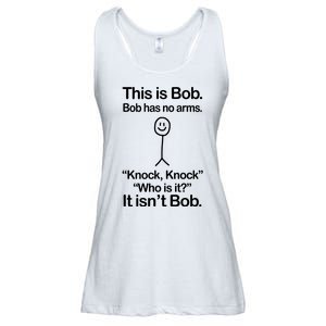 This Is Bob Knock Knock Funny Ladies Essential Flowy Tank