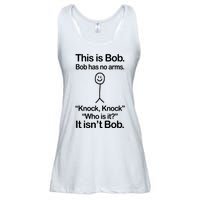 This Is Bob Knock Knock Funny Ladies Essential Flowy Tank