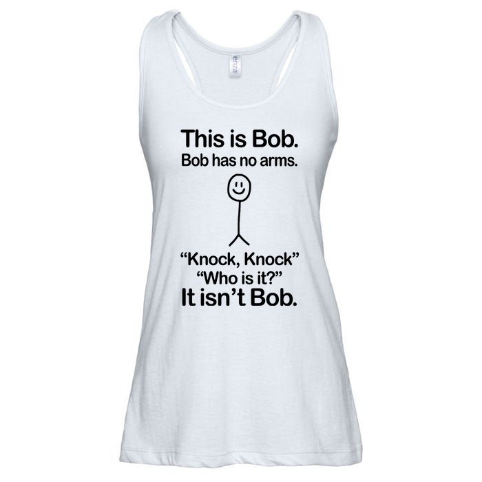 This Is Bob Knock Knock Funny Ladies Essential Flowy Tank