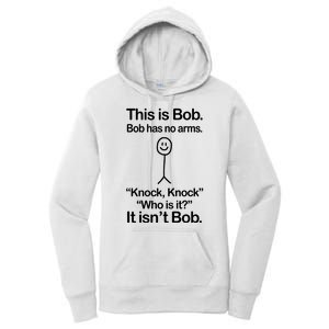 This Is Bob Knock Knock Funny Women's Pullover Hoodie