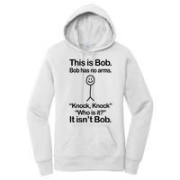 This Is Bob Knock Knock Funny Women's Pullover Hoodie