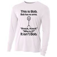 This Is Bob Knock Knock Funny Cooling Performance Long Sleeve Crew