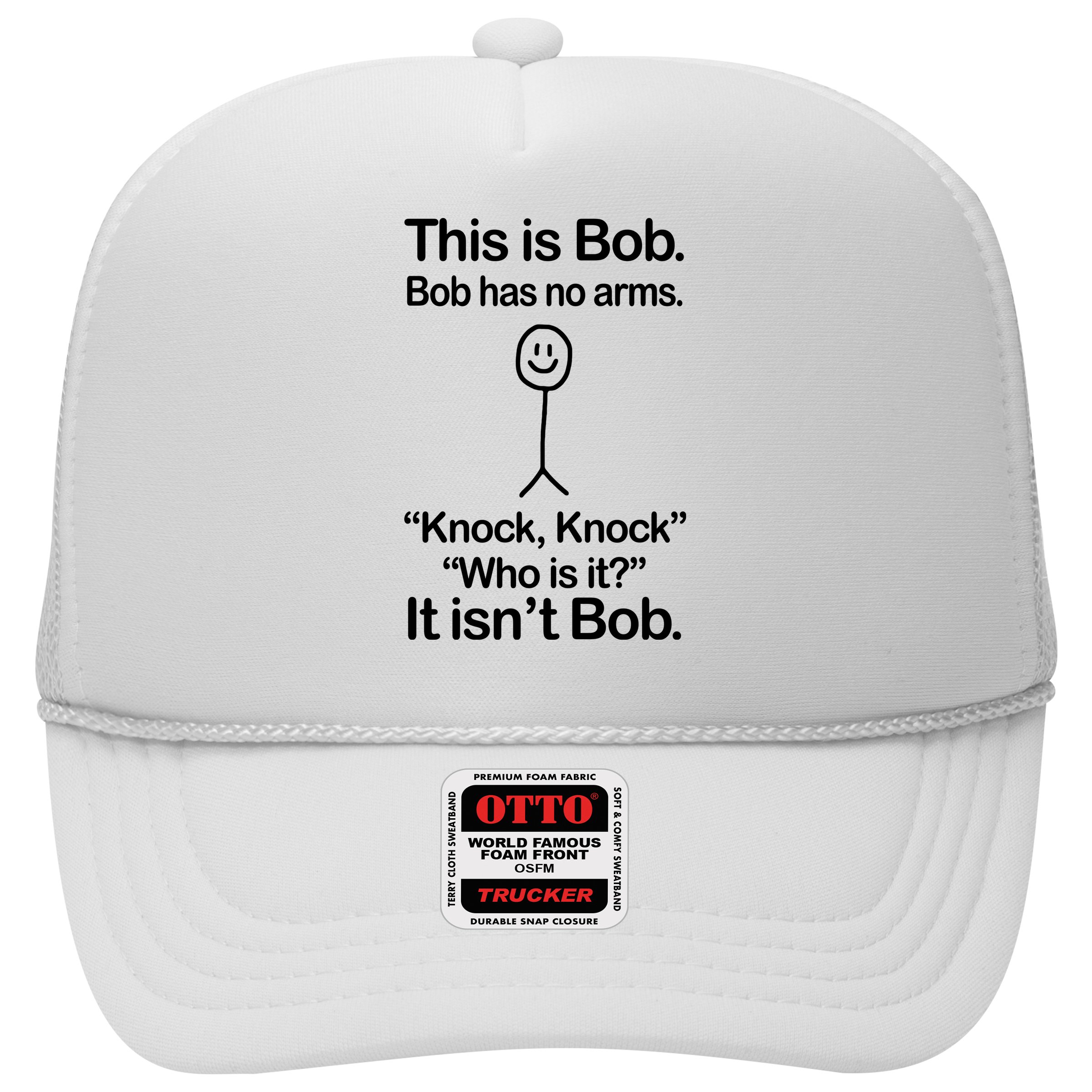 This Is Bob Knock Knock Funny Trucker Hat