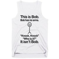 This Is Bob Knock Knock Funny Tank Top