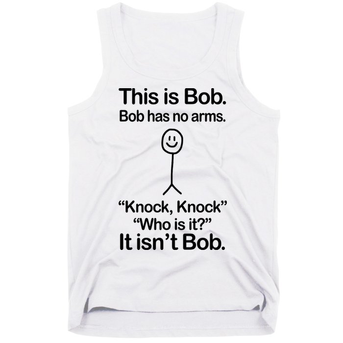 This Is Bob Knock Knock Funny Tank Top