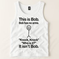 This Is Bob Knock Knock Funny Tank Top