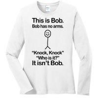 This Is Bob Knock Knock Funny Ladies Long Sleeve Shirt