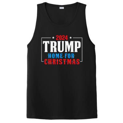 Trump I’Ll Be Home For Christmas Lights Xmas Pajamas Family PosiCharge Competitor Tank