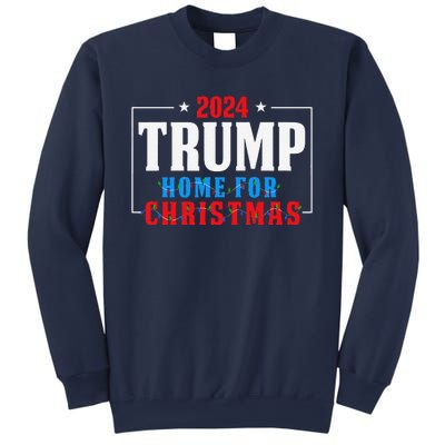 Trump I’Ll Be Home For Christmas Lights Xmas Pajamas Family Sweatshirt