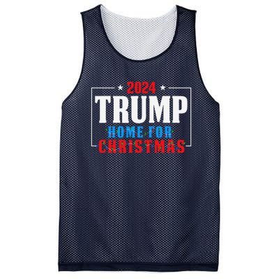 Trump I’Ll Be Home For Christmas Lights Xmas Pajamas Family Mesh Reversible Basketball Jersey Tank