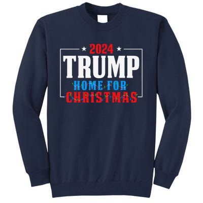 Trump I’Ll Be Home For Christmas Lights Xmas Pajamas Family Tall Sweatshirt