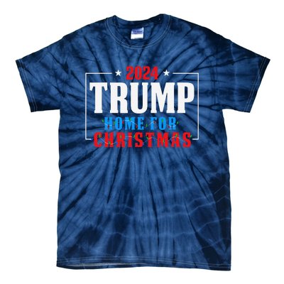 Trump I’Ll Be Home For Christmas Lights Xmas Pajamas Family Tie-Dye T-Shirt