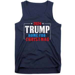 Trump I’Ll Be Home For Christmas Lights Xmas Pajamas Family Tank Top