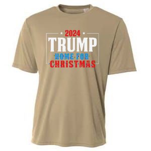 Trump I’Ll Be Home For Christmas Lights Xmas Pajamas Family Cooling Performance Crew T-Shirt