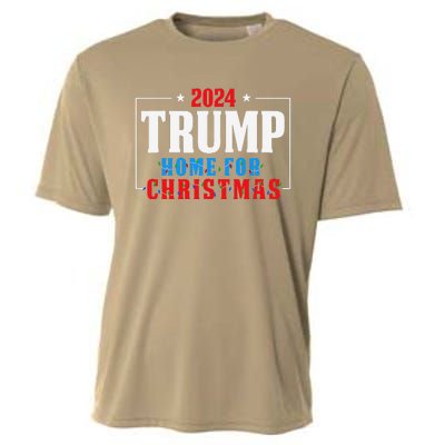 Trump I’Ll Be Home For Christmas Lights Xmas Pajamas Family Cooling Performance Crew T-Shirt