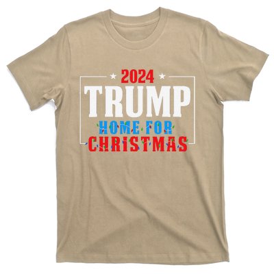 Trump I’Ll Be Home For Christmas Lights Xmas Pajamas Family T-Shirt