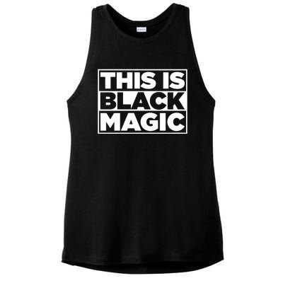 This Is Black Magic Ladies PosiCharge Tri-Blend Wicking Tank