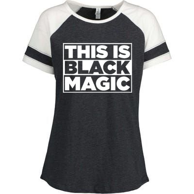 This Is Black Magic Enza Ladies Jersey Colorblock Tee