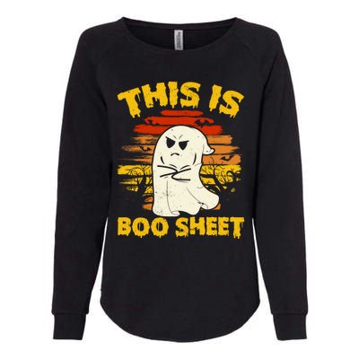 This Is Boo Sheet Cool Funny Halloween Design For Womens California Wash Sweatshirt