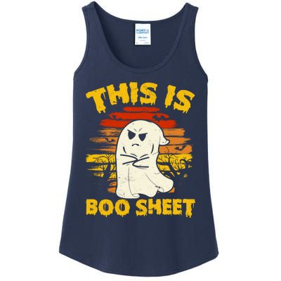 This Is Boo Sheet Cool Funny Halloween Design For Ladies Essential Tank