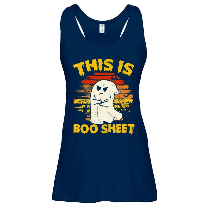 This Is Boo Sheet Cool Funny Halloween Design For Ladies Essential Flowy Tank