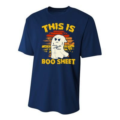 This Is Boo Sheet Cool Funny Halloween Design For Youth Performance Sprint T-Shirt