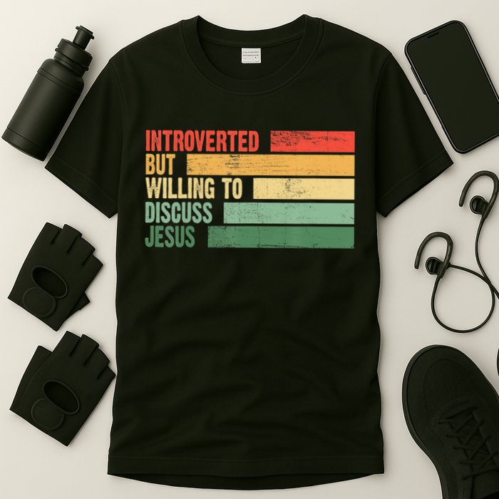 Trendy Introverted But Willing To Discuss Jesus T-Shirt