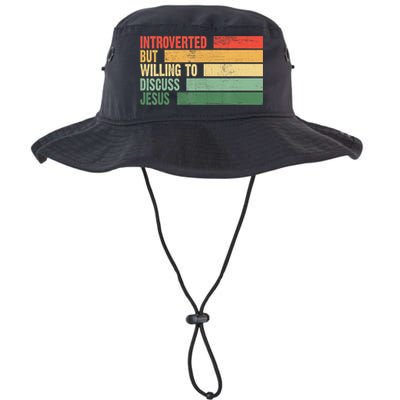Trendy Introverted But Willing To Discuss Jesus Bucket Hat