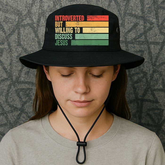 Trendy Introverted But Willing To Discuss Jesus Bucket Hat