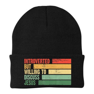 Trendy Introverted But Willing To Discuss Jesus Beanie