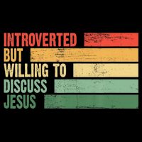 Trendy Introverted But Willing To Discuss Jesus Flat Bill Trucker Hat