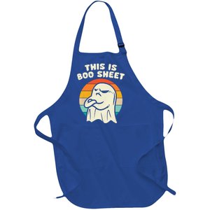 This Is Boo Sheegift Happy Halloween Funny Cute Ghost Meaningful Gift Full-Length Apron With Pockets