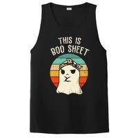 This Is Boo Sheet Ghost Retro Ghost Halloween Leopard Women PosiCharge Competitor Tank