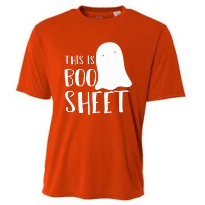 This Is Boo Sheet Ghost Retro Halloween Costume Cooling Performance Crew T-Shirt