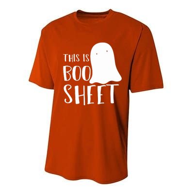 This Is Boo Sheet Ghost Retro Halloween Costume Performance Sprint T-Shirt