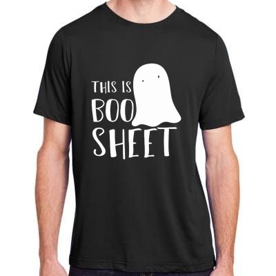 This Is Boo Sheet Ghost Retro Halloween Costume Adult ChromaSoft Performance T-Shirt