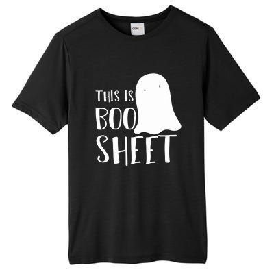 This Is Boo Sheet Ghost Retro Halloween Costume Tall Fusion ChromaSoft Performance T-Shirt