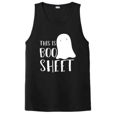 This Is Boo Sheet Ghost Retro Halloween Costume PosiCharge Competitor Tank