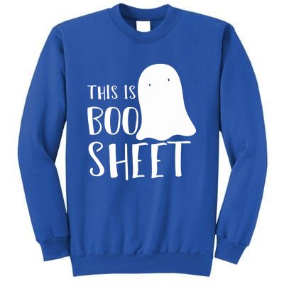 This Is Boo Sheet Ghost Retro Halloween Costume Sweatshirt