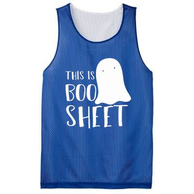 This Is Boo Sheet Ghost Retro Halloween Costume Mesh Reversible Basketball Jersey Tank