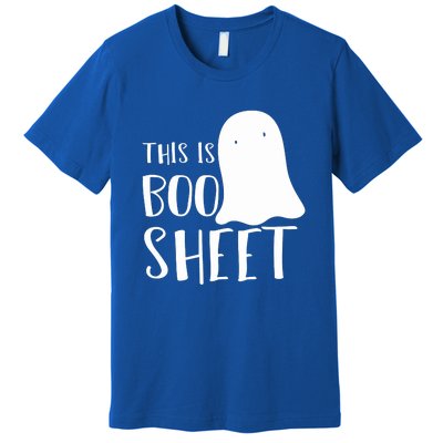 This Is Boo Sheet Ghost Retro Halloween Costume Premium T-Shirt