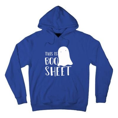 This Is Boo Sheet Ghost Retro Halloween Costume Tall Hoodie