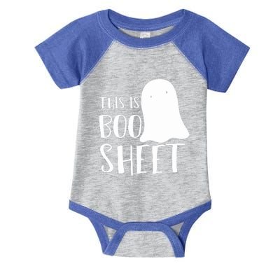 This Is Boo Sheet Ghost Retro Halloween Costume Infant Baby Jersey Bodysuit