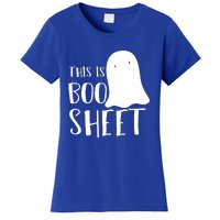 This Is Boo Sheet Ghost Retro Halloween Costume Women's T-Shirt