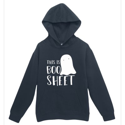 This Is Boo Sheet Ghost Retro Halloween Costume Urban Pullover Hoodie