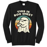 This Is Boo Sheet Ghost Retro Halloween Costume Sweatshirt