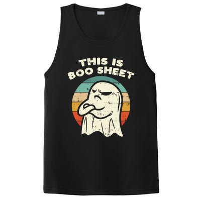 This Is Boo Sheet Ghost Retro Halloween Costume PosiCharge Competitor Tank