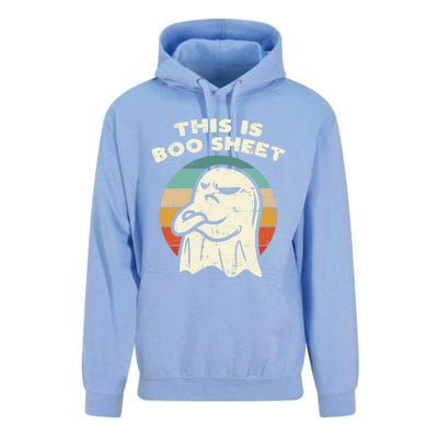 This Is Boo Sheet Ghost Retro Halloween Costume Unisex Surf Hoodie