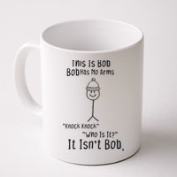 This Is Bob No Arms Knock Knock Stickman Joke Funny Mug
